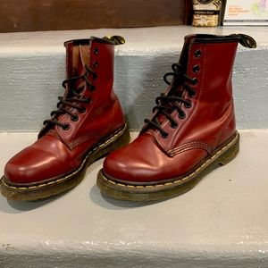 Maroon Dr Martens